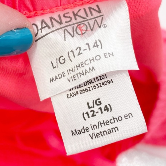 NEW Danskin Now Women's Performance Athletic Shorts w/ Liner Bright Pink Large - Picture 4 of 13